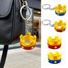 Crown Keychain for Royale Game Lovers 3D Printed Crown Backpack Charm Gamers Keychain Accessory for Fans Collectors