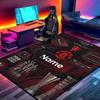 Custom Name Personalized Manchester United Print Carpet, Versatile Home Decor Rug, for Playroom, Apartment, Balcony, Entryway, Hallway Gift