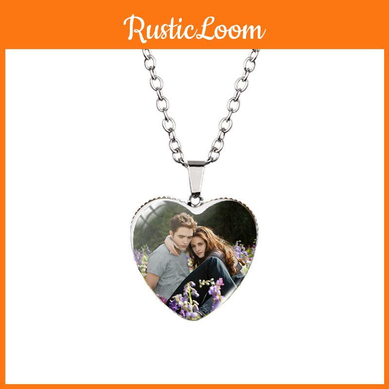 Stunning 2023 Twilight Saga Theme Heart Pendant Necklace With Unique Gemstone Design