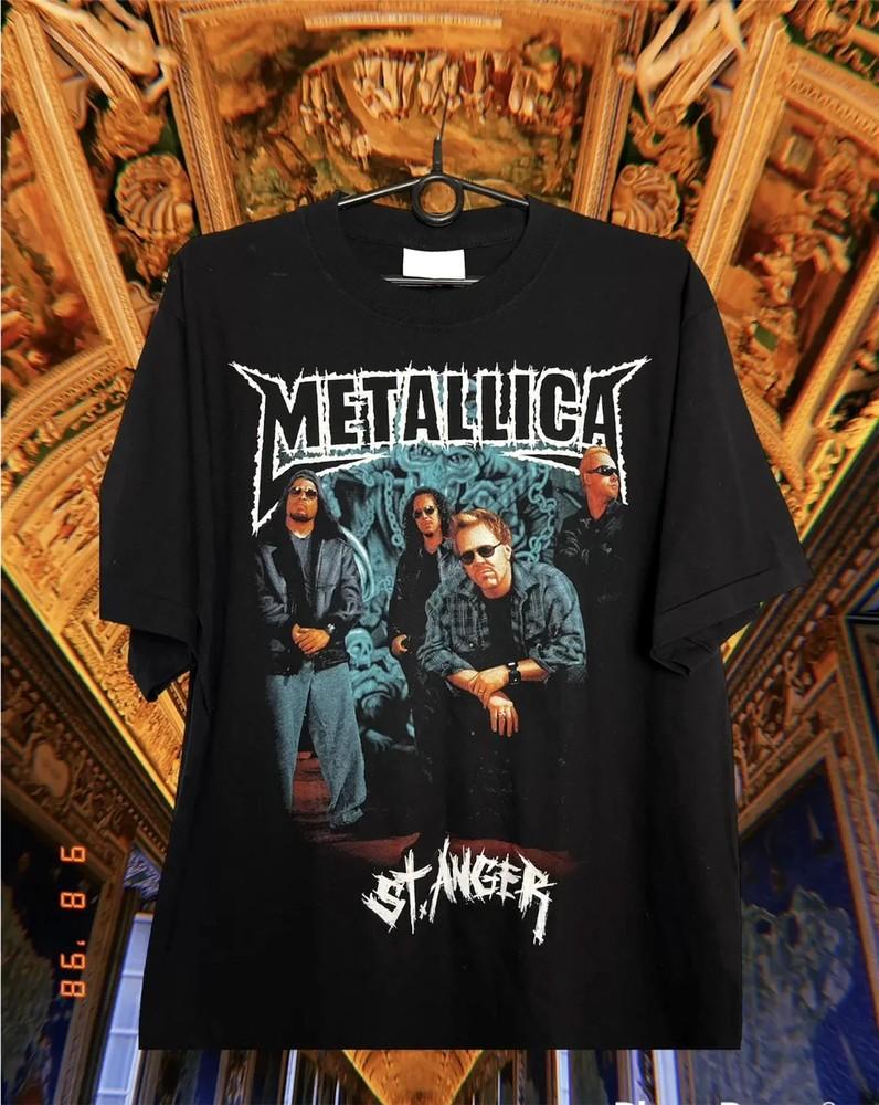 St. Anger Album Reprint Heavy Metal Band Black S–4XL Unisex T-Shirt XXXL