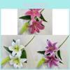 3d Printing Lily Faux Flower Wedding Centerpiece With Long Stem For Party And Home Decor