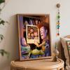 Disney Digital Oil Painting Art Kit Toy Story Handmade Coloring Painting Home Decor