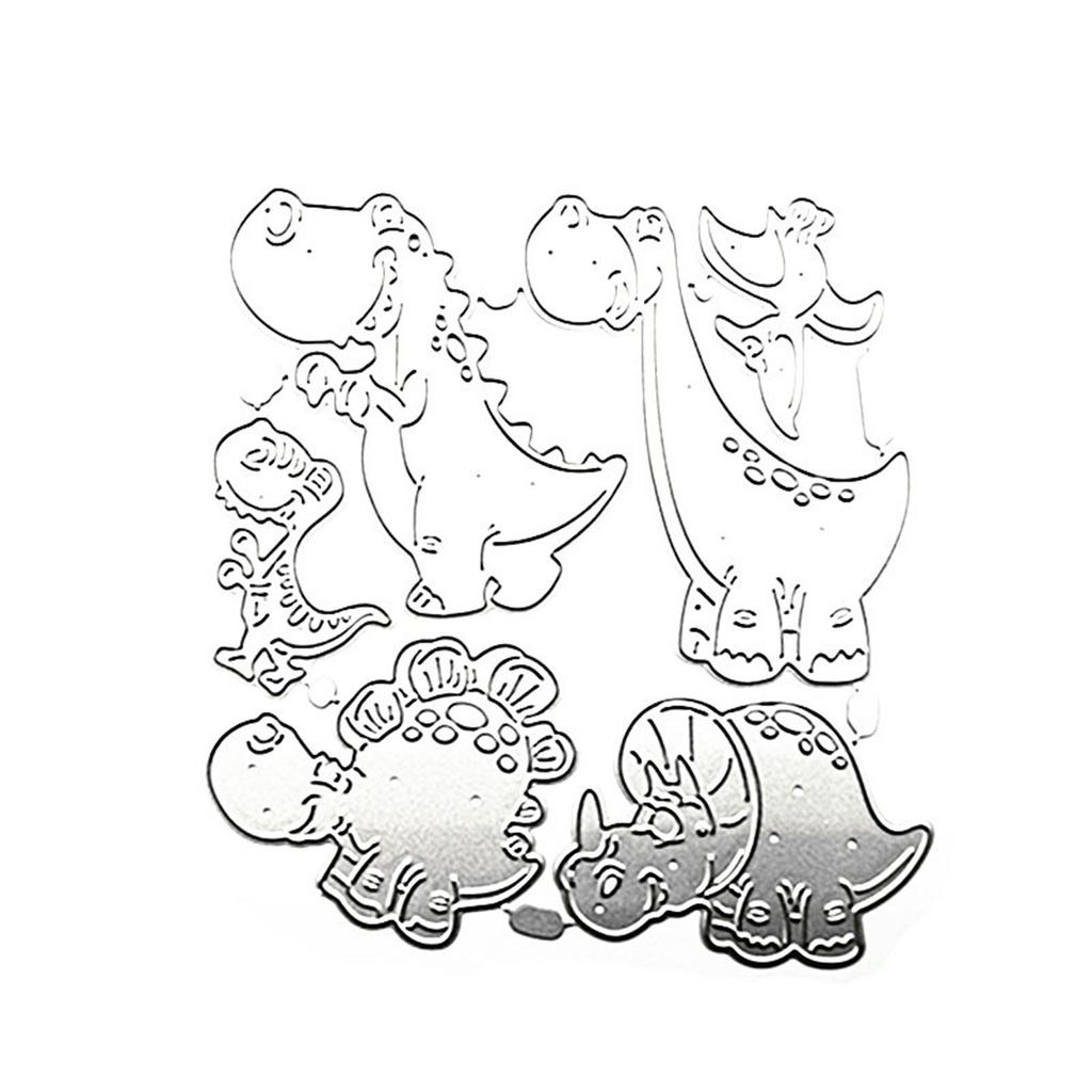 Dinosaur Metal Cutting Dies Card Embossing DIY Photo Album Template Mold Decor