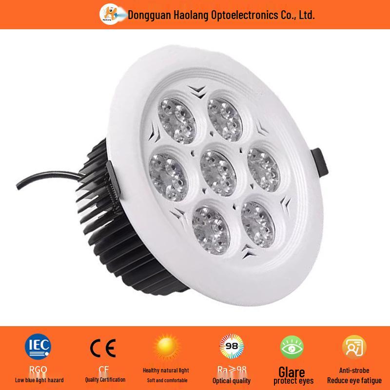 42W Flicker-Free LED Jewelry Counter Light: High Brightness, Anti-Glare Spotlight for Showrooms