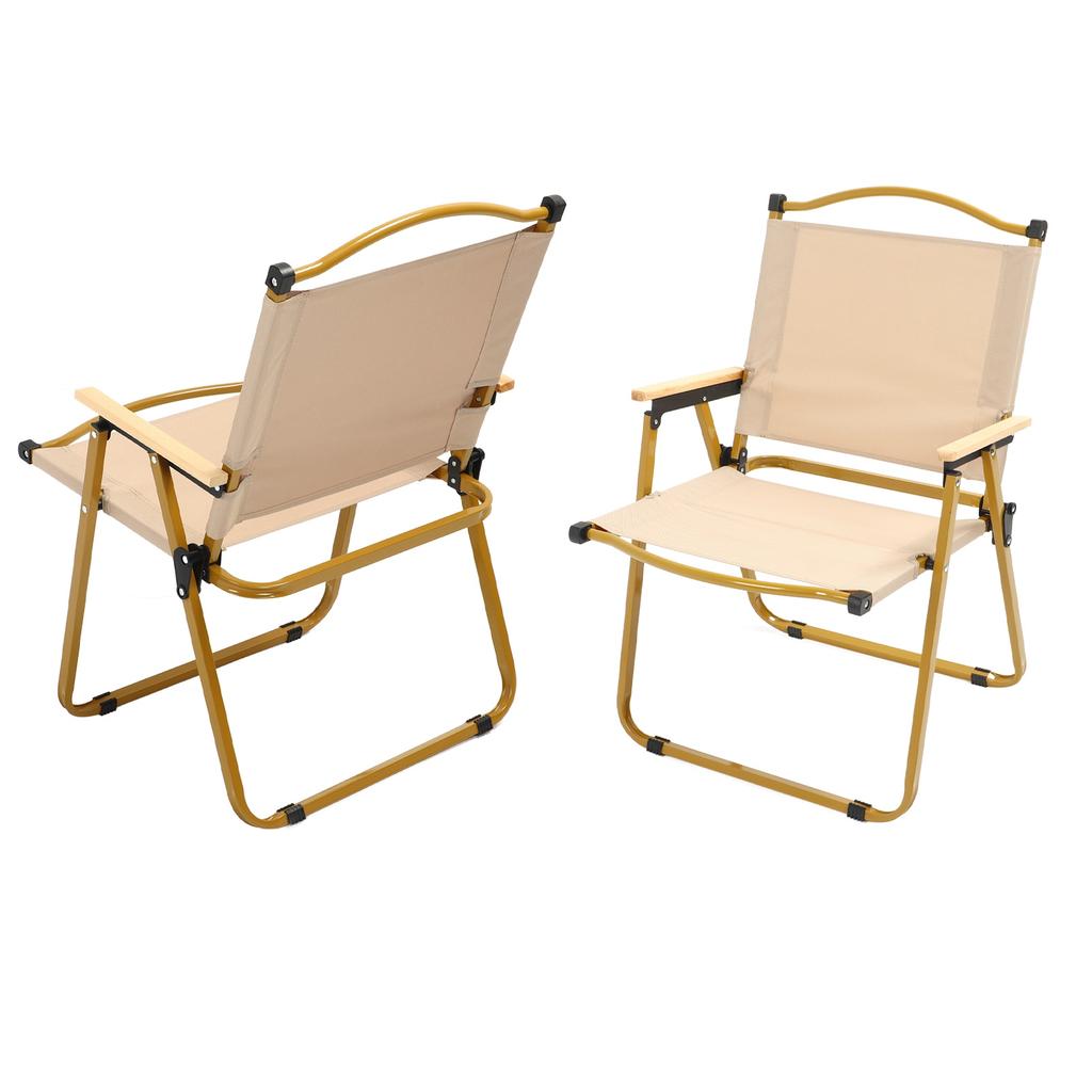 Folding Camping Chair Waterproof Oxford Fabric Light 330lb Load Bearing Foldable Chair for Fishing Picnic Beach