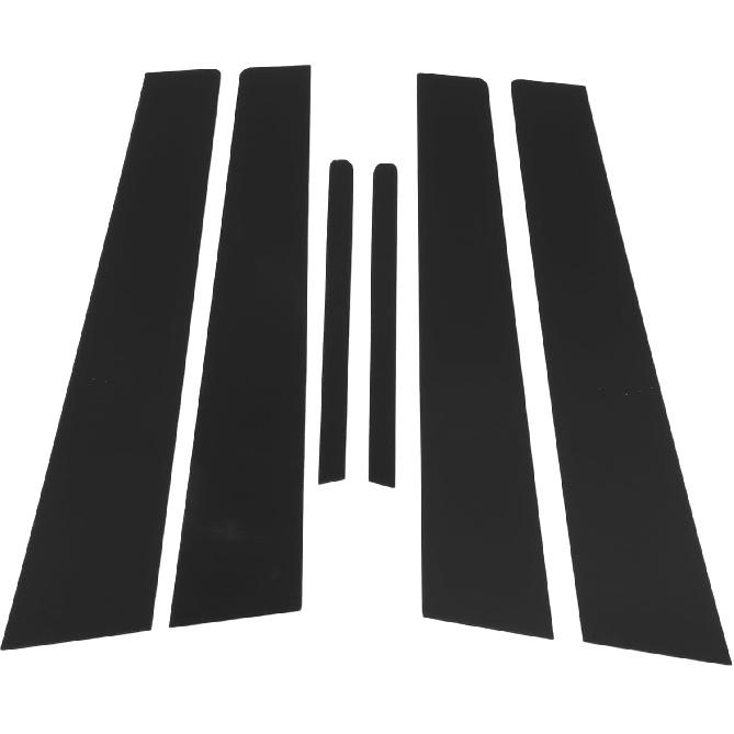 6 Pcs Door Pillar Window Trim for Kia Forte K3 2014-2018 Black Front Rear Left Right Anti Scratch Sticker Pillar Posts Door Outer Exterior Cover