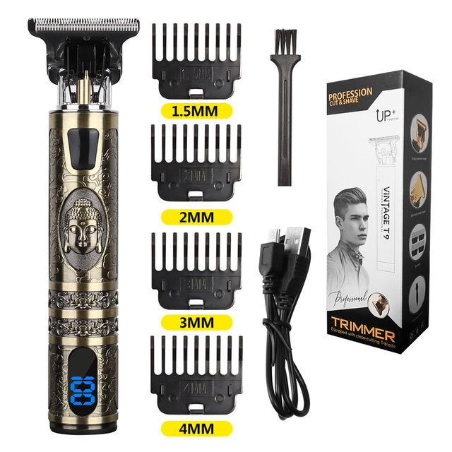 2021 USB T9 Hair Clipper Professional Electric Hair Trimmer Barber Shaver Trimmer Beard Men Hair Cutting Machine for Men