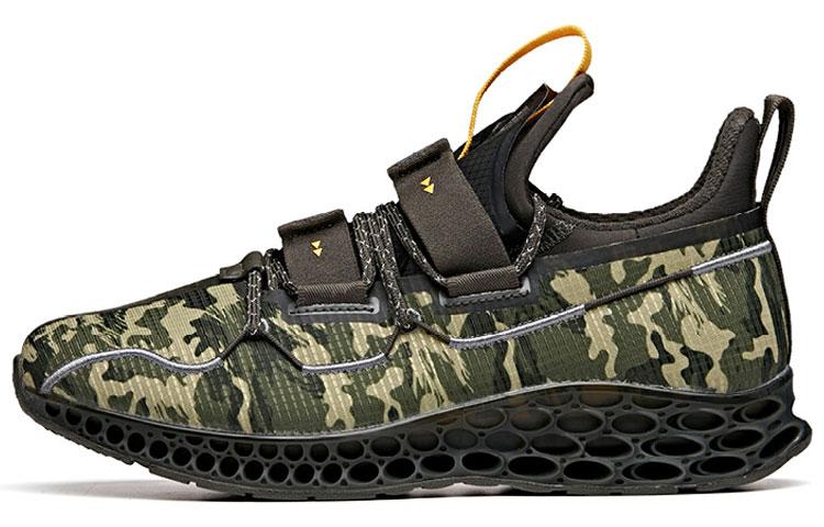 Men's Sneakers Anta A Flashfoam Cushioning Low top Running Shoes Men's Camouflage