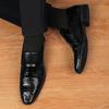 Herren formelle Business Lederschuhe neu große Größe Mode Plateau hohe Absätze lässige Herrenschuhe lässige Sport Herren Slipper