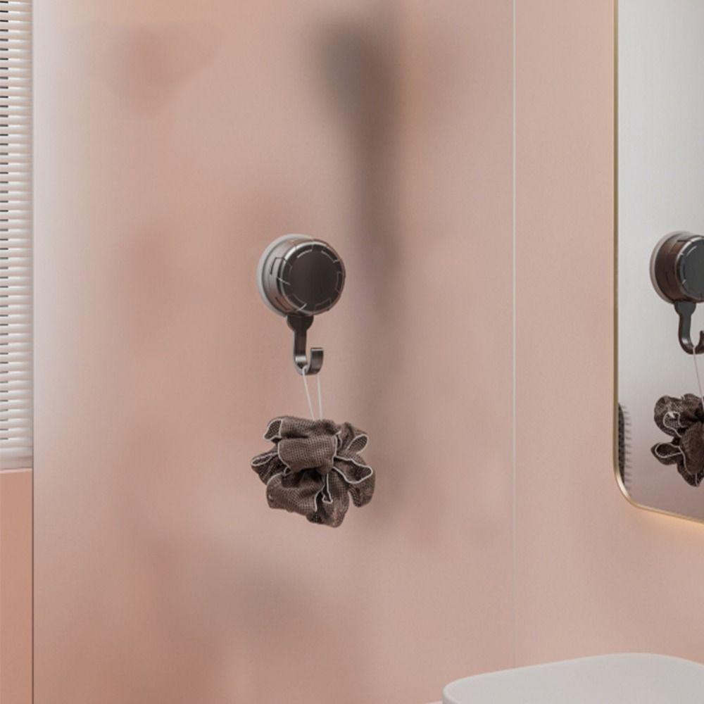 3Pcs Reusable Suction Cup Hooks Detachable Kitchen Storage Hook Nail-free Vacuum Hooks  Entryway
