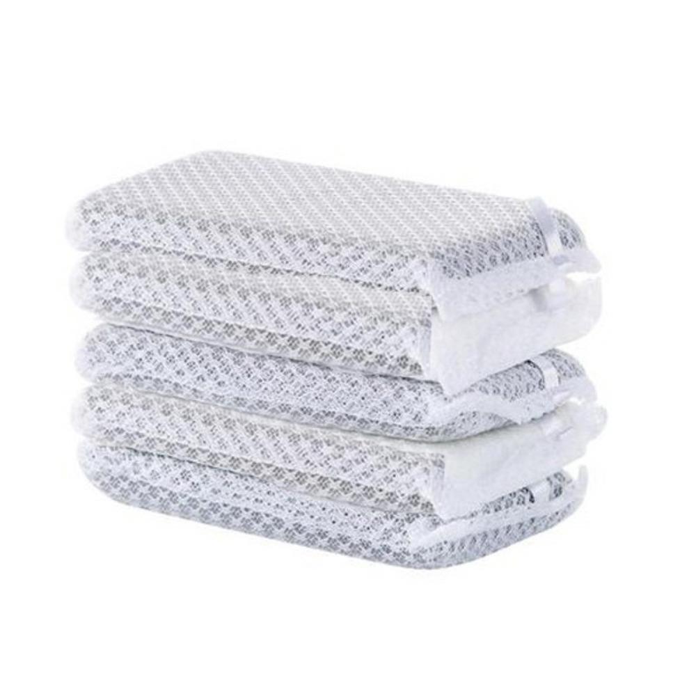 1/2/3Pcs Durable Three-Layers Dishwashing Sponge Decontamination Cleaning Dishwashing Towel Double-Sided Thick Magic Sponge