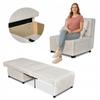Fold-out Armchair for Sleeping KIMO Bedding Container Family Furniture Hunter Beige