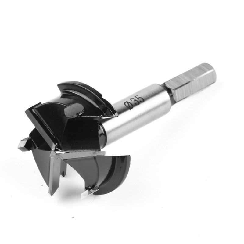 Hocheffizienter Superior-Legierungsstahl Drei-Flöten-Lochfräser Öffner Bohrer für Holzbearbeitung und Heimwerkerprojekte