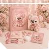 Pink Forest Friends Diy Patchwork Collection, All-Inclusive Sewing Kit To Make Cute Woodland Animals, Household Hobby Decor Gift