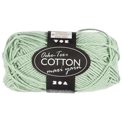 Cotton Yarn Ball - Oeko-Tex - Cotton Maxi - 80-85 M - 50 G - Mint Green