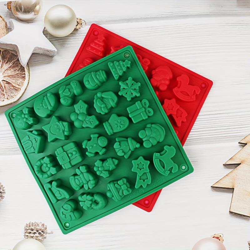 1 Stück Weihnachten Süßigkeitenform Pudding Schokolade Formen für DIY Kuchen Dekorationswerkzeug Backen Küchenzubehör