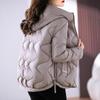 Cotton Women's Short Style Thin and Light Jacket with A Hood for Women