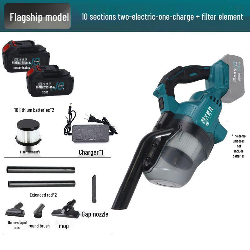 High-Power Wireless Auto & Home Vacuum Cleaner - Strong, Automatic Dust Collector