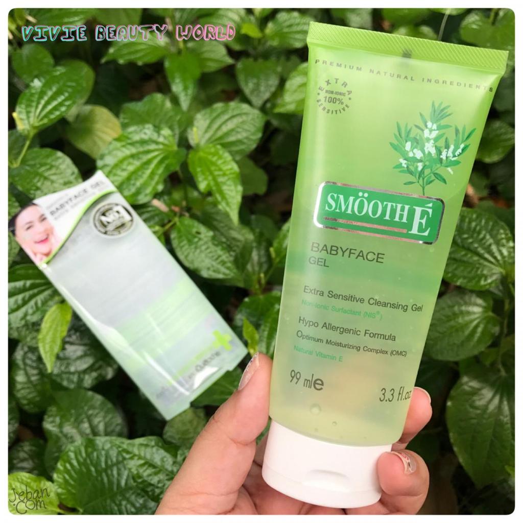 Smooth E Baby Face Gel Extra Sensitive Cleansing 99ml