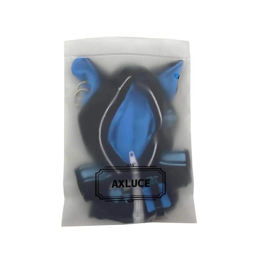 AXLUCE - Plush Clothes - Cat Ear Cyberpunk Hoodie - Plush Toy - Clothes - 10cm - Doll (Purple)