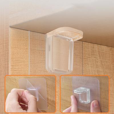 10ks policový držák Samolepící Bezděrovací plovoucí nástěnná polička pro domácnost Potřeby pro domácnost