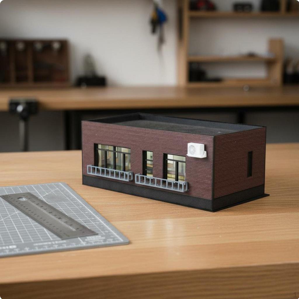 1:64 Scale Diorama Decoration Realistic Details Model Building Collectible Display