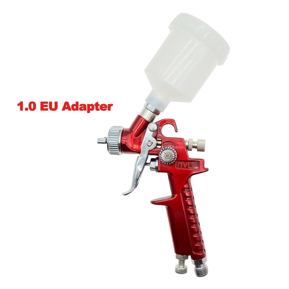 H-2000 HVLP Spray Gun 0.8/1.0mm Nozzle Mini Air Paint Spray Guns Airbrush For Painting Car Aerograph