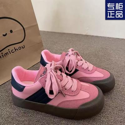 2025 New Popular Little White Shoes Casual Versatile Fashion Board Shoes Sports Shoes Original Versatile Niche Moral Training Shoes Women