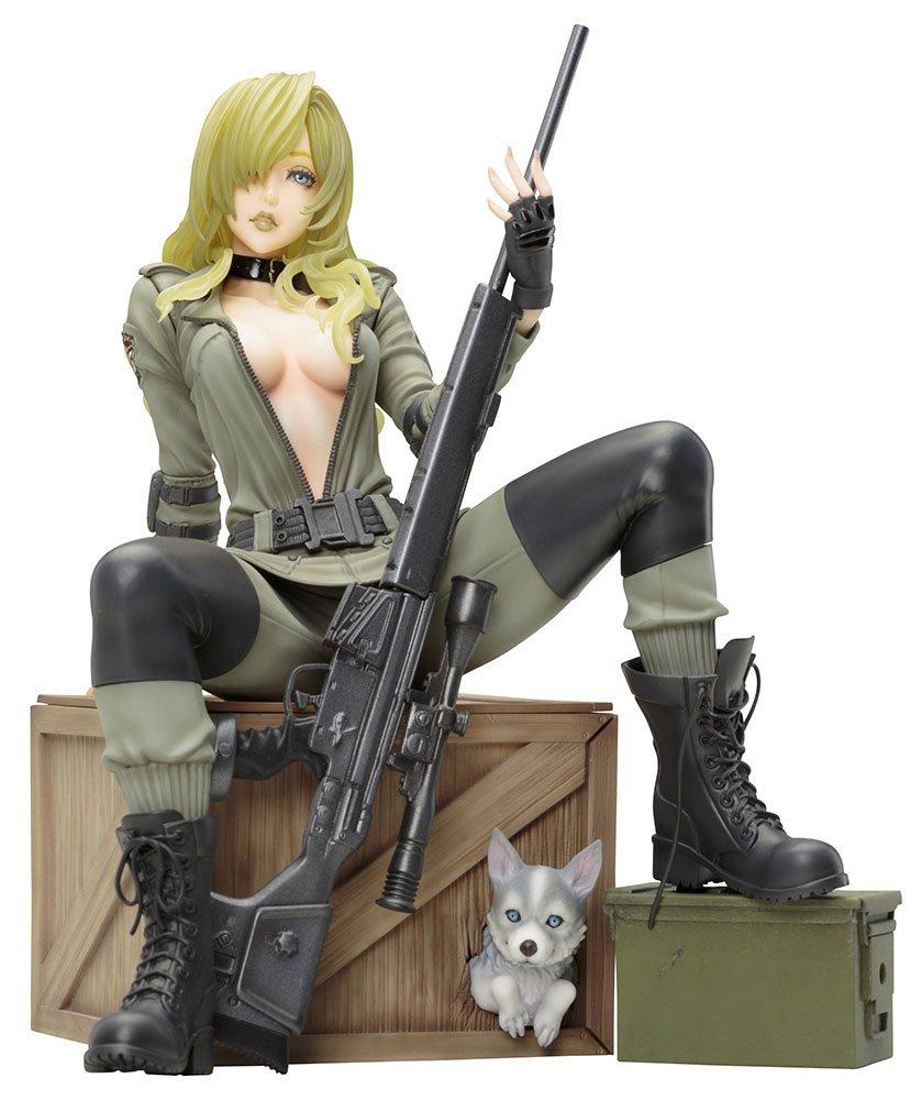 Kotobukiya Metal Gear Solid Bishoujo Sniper Wolf Scale PVC Painted Finished Figure 1/7