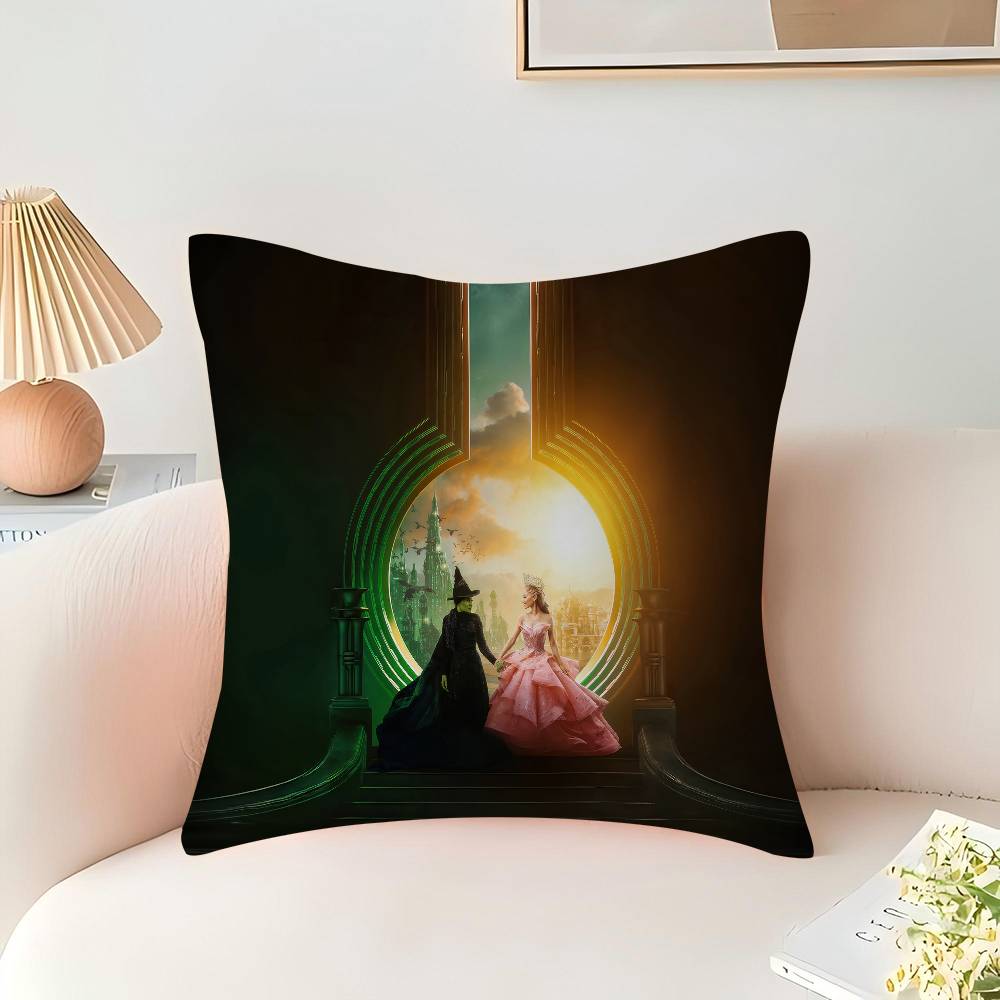 Moive W-WickedS Pillowcase Toon Gift Cushion Cover Bedroom Home Sofa Chair Seat Decor Pillow Case