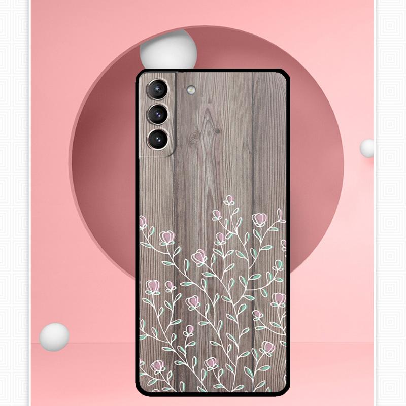 Natural Bamboo Wood Pattern Print Case For Samsung Galaxy S25 Ultra S20 S21 S22 S23 S24 Ultra S9 S10 Plus S25 FE Cover Funda