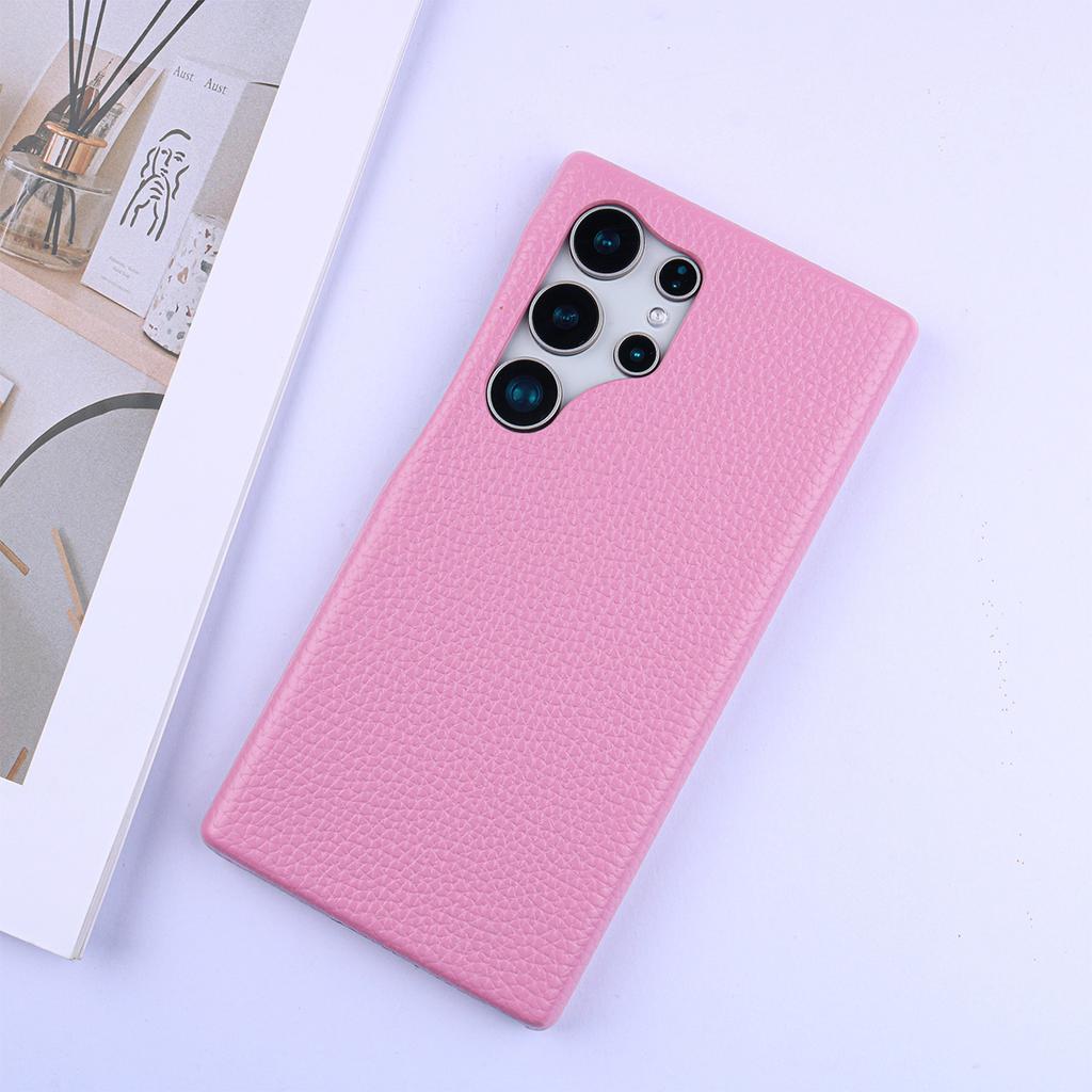 Luxury Lychee Pattern PU Leather Phone Case For Samsung For Galaxy S25 S24 S23 S21 S20 FE S22 Plus Note 20 Ultra A52 A53 A54 5G