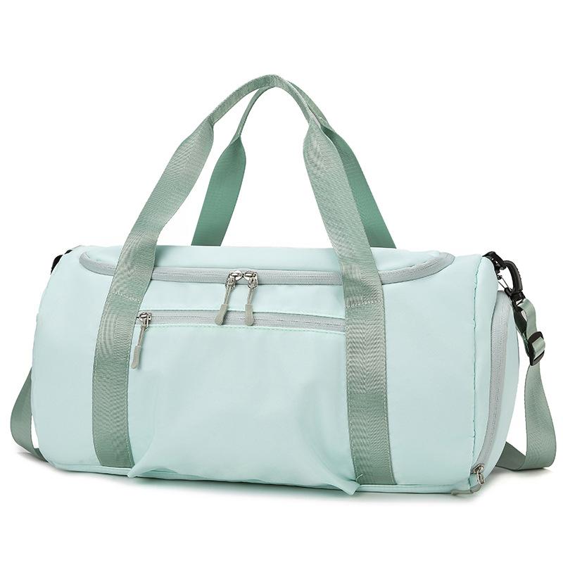 Pearlescent travel essential wet and dry separation exercise yoga fitness training bag maternity storage bag portable