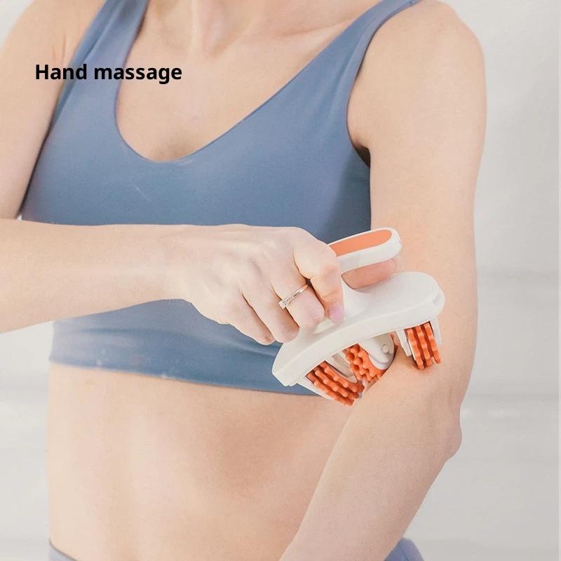 Multi-Function Ring Leg Massager Massage Roller Detachable Handles For Full Body Neck Shoulder Abdominal Muscle Slimming