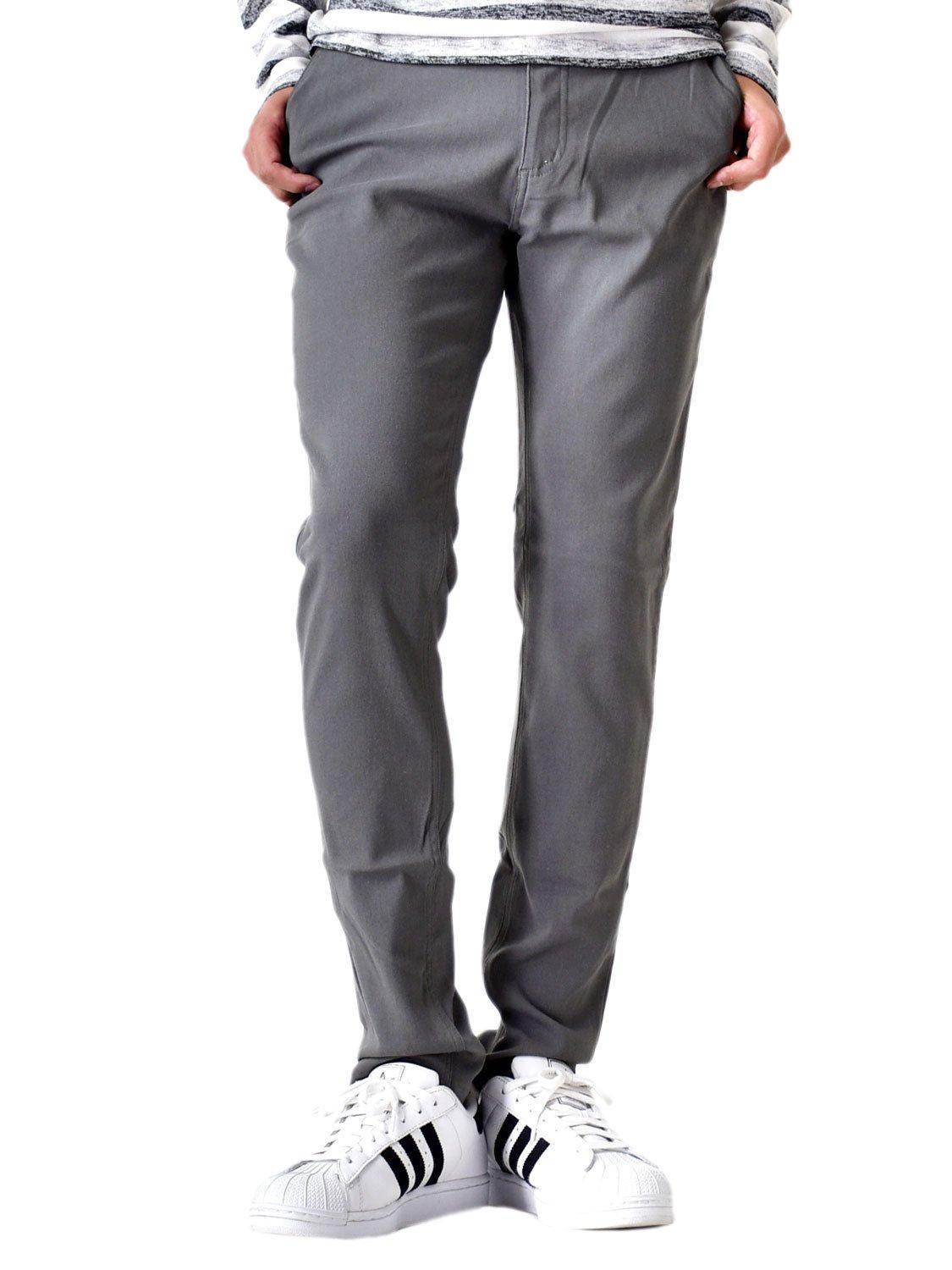 

ARONA Super Stretch Chino Pants, Easy Pants, Golf Pants, Men s, Gray, Size M