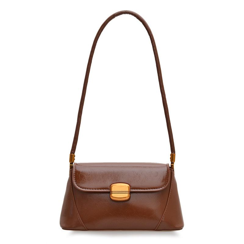 French niche underarm bag women's 2025 new shoulder bag, high-end versatile ins fashion popular baguette bag