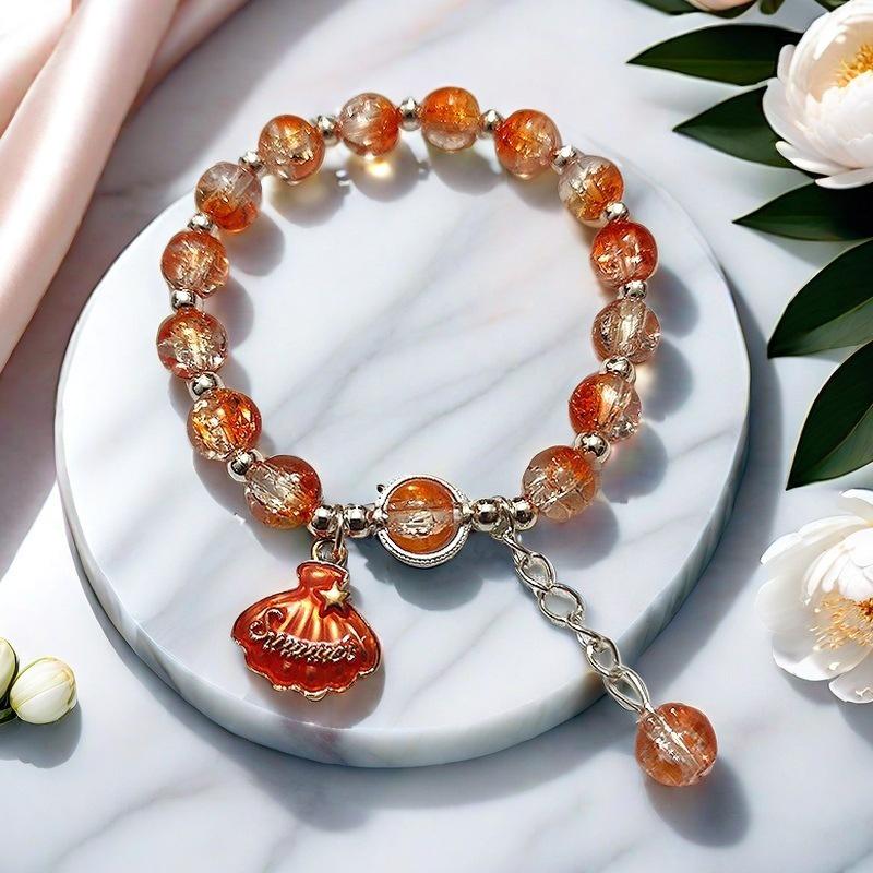 Daisy Popcorn Beaded Bracelet: Elegant Women's Hand Jewelry