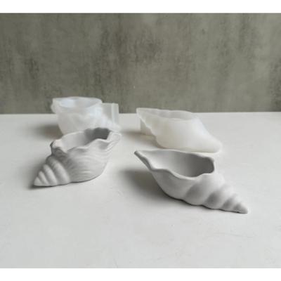 Ulita Květináč Silikonové formy DIY Mořská mušle Secentovaná svíčka Sklenice Forma Úložná krabice Betonová Sádrová pryskyřicová forma Home Decor Craft