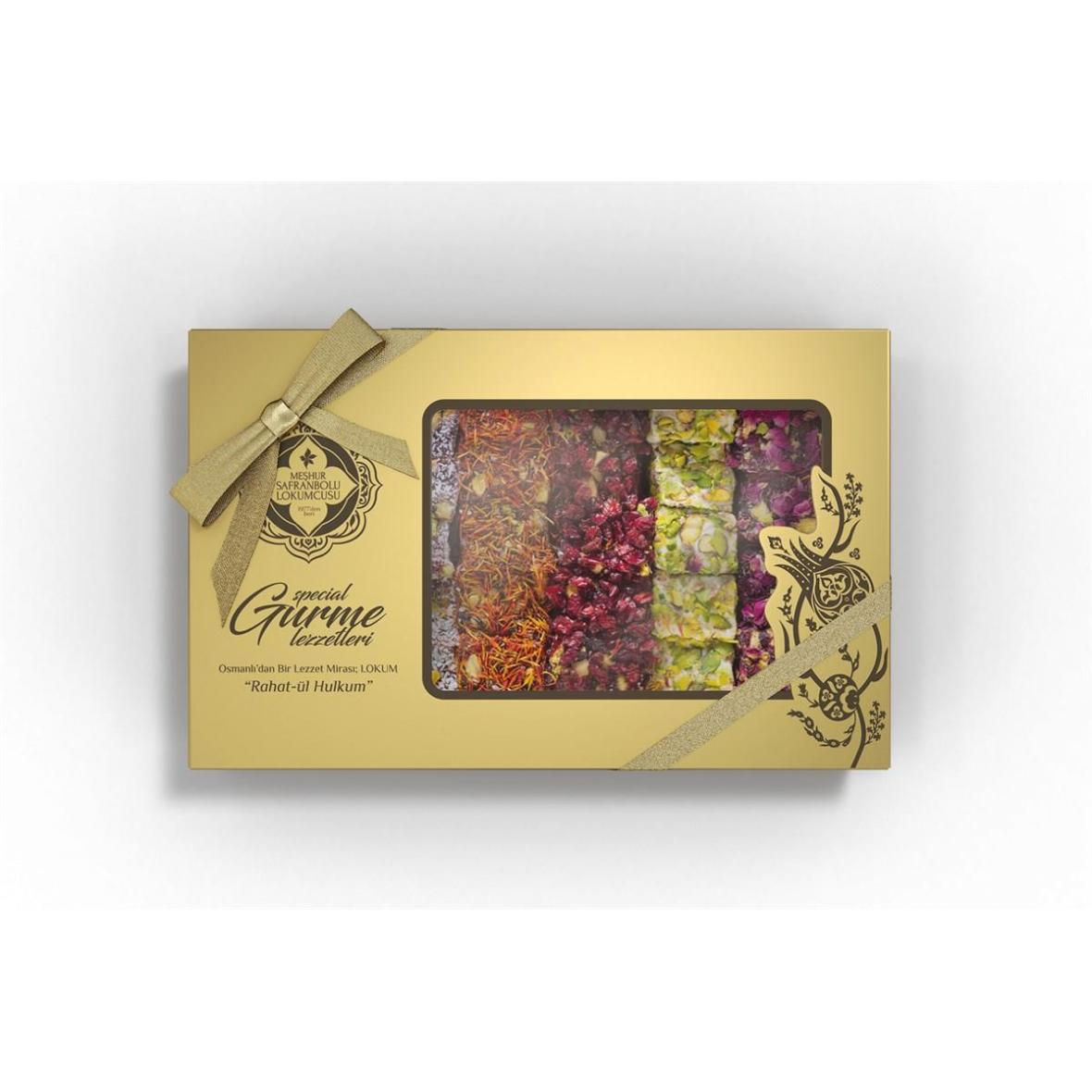 

Известный производитель рахат-лукумов Сафранболу, смешанные рахат-лукум Фитил Гурме