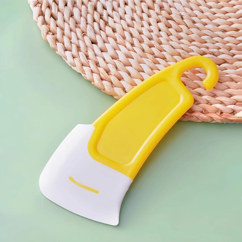 Kitchen Silicone Residue Scraper 2/4Pcs Non-Scratch Reusable Pot Pan Dish Scraper for Home Restaurant Cleaning Use