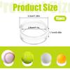15 PCS Clear Baseball Stand, Ring Ball Acrylic Sphere Stand, Baseball Display Stands for Golf Ball, Tennis, Softball, Baseballs Stands (1.2inch,