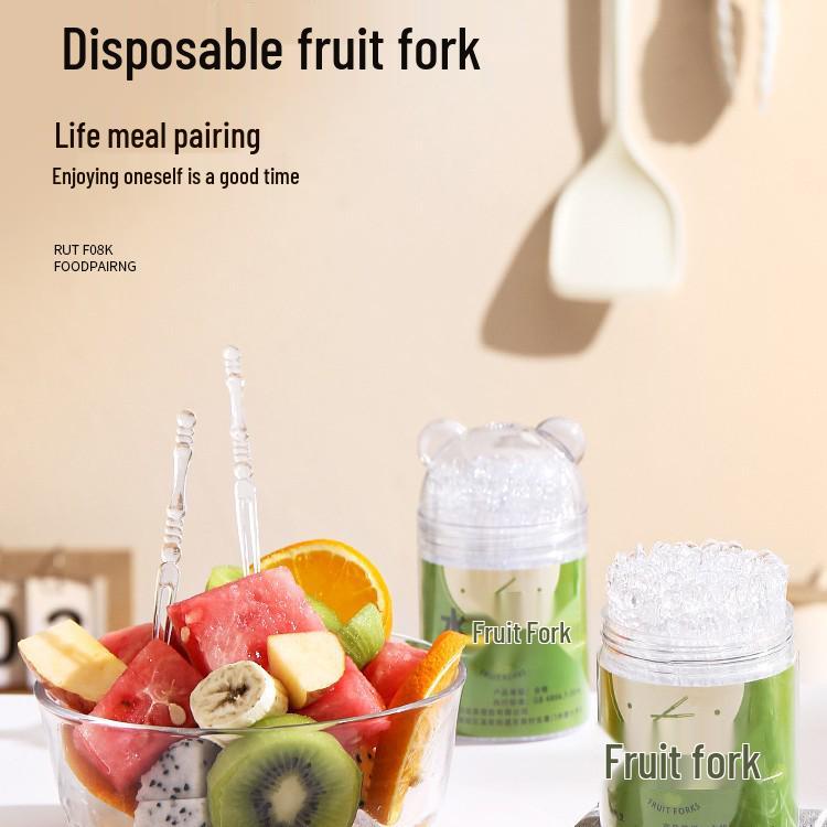 Newcomer Exclusive: 0.01 Free Shipping Disposable Fruit & Cake Forks - Household Safe