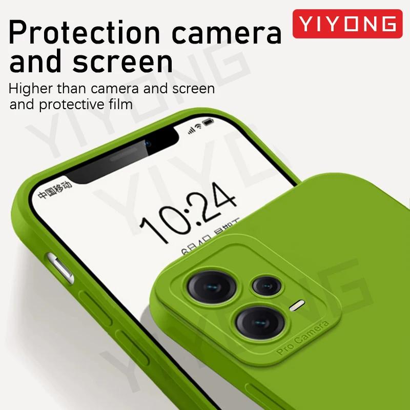 For Redmi Note12 Pro Soft Liquid Silicone Cover For Xiaomi Redmi Note 12 Turbo 13 Pro Plus Xiomi 5G Phone Case