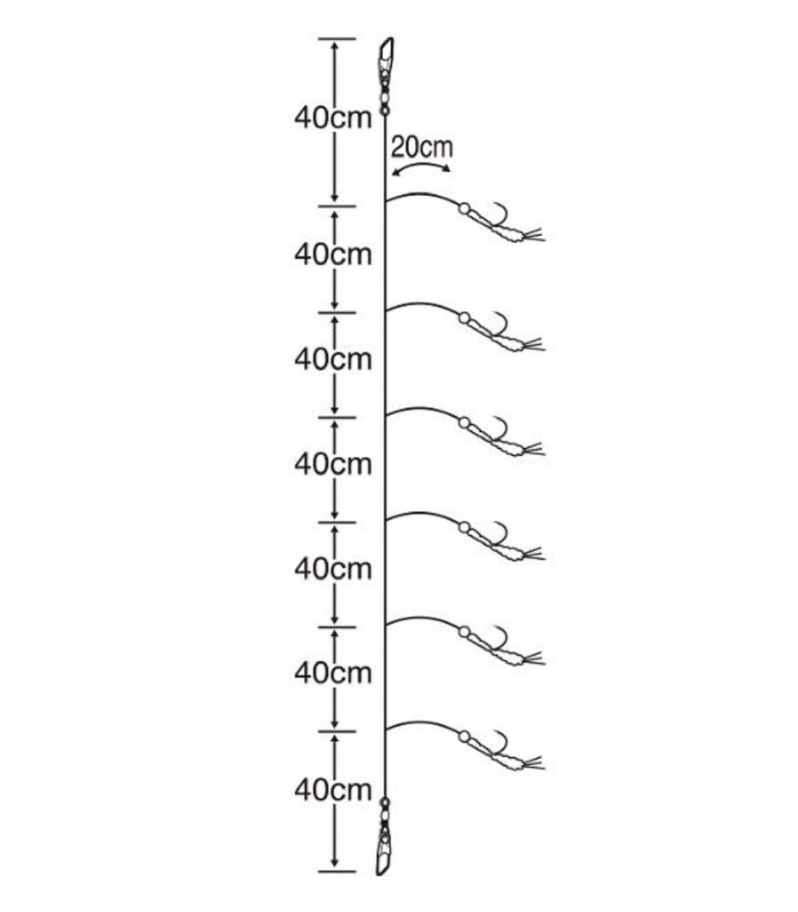 Sasame TOK-005 Keimura Sabiki Pink Größe 5 (9968)
