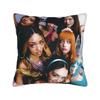 Kpop Katseye Federa per Cuscino Musicale Poliestere Copricuscino Regalo Federa per Cuscino Auto Cerniera 45*45cm