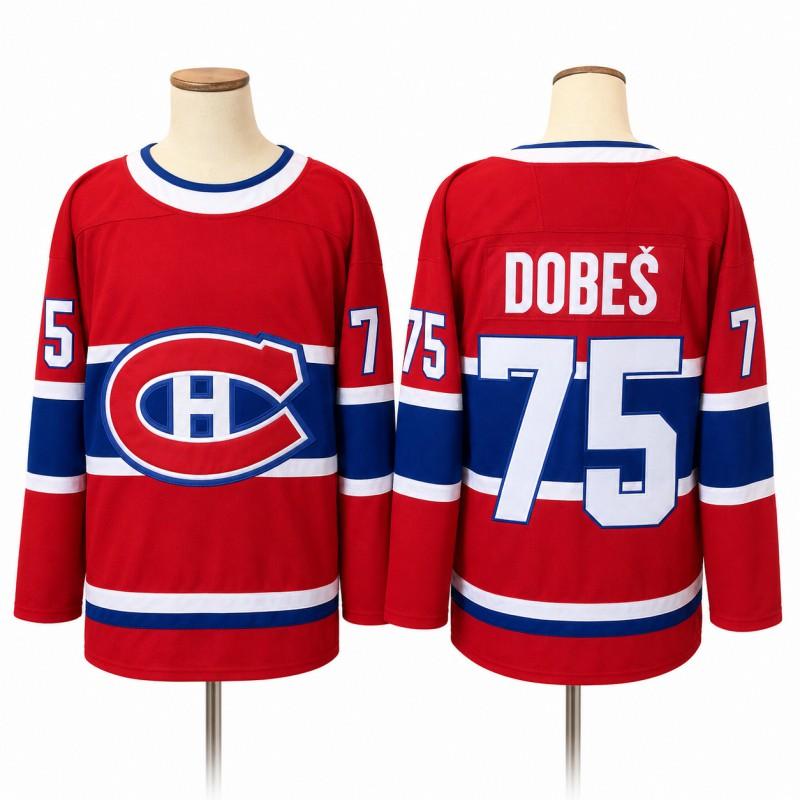 Montreal Canadiens Hockey Jersey Full Embroidery NHL Team Sport Uniform Long Sleeve Winter Fan Apparel