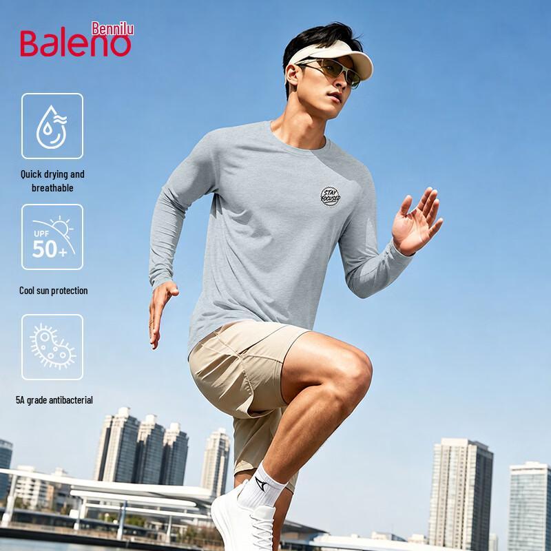 Baleno Men's Long-Sleeve Cooling Quick-Dry Performance T-Shirt