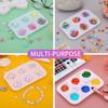 8 PCS Paint Tray Palette, 6 Wells Mini Paint Palette Watercolor Palette Painting Tray Plastic Paint Pallets for Painting Party