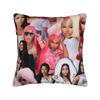 Nicki Minaj Pink Friday 2 Tour Kissenbezug Quadratischer Kissenbezug für Sofa Schlafzimmer Heimdekoration Kawaii Kissenbezüge