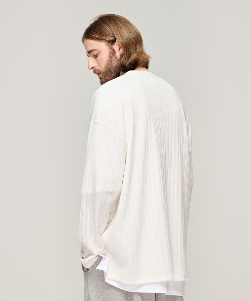 CARGOBROS Cb Ribbed Round Over Knit (Ivory)